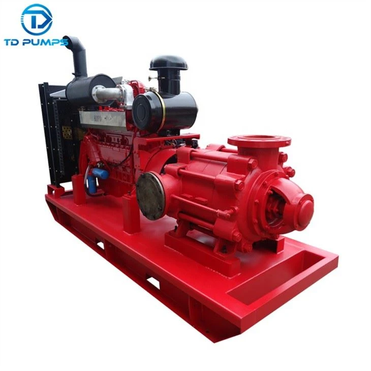 EXW Factory Price Strong Abrasion Metal Lined Lime Long Working Life Double Suction Diesel Pump